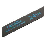 Полотна для ножовки по металлу, 300 мм, 24 TPI, Carbon, 2 шт Gross