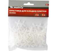 Крестики, 3,0 мм, для кладки плитки, 150 шт Matrix