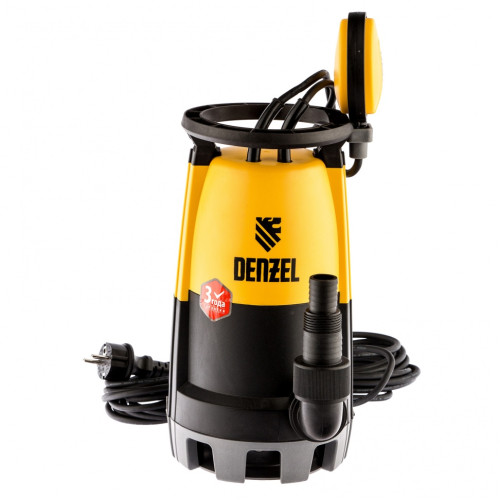 Дренажный насос для чистой и грязной воды DP450S, 450 Вт, напор 6 м, 12000 л/ч Denzel