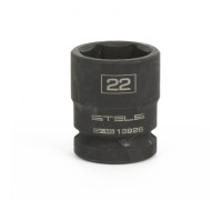 Головка ударная шестигранная, 22 мм, 1/2, CrMo Stels