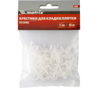 Крестики, 2,5 мм, для кладки плитки, 100 шт Matrix