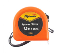 Рулетка Classic, 7.5 м х 24 мм, пластиковый корпус Sparta