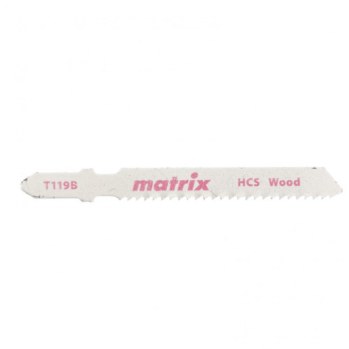 Полотна для электролобзика  по дереву, 3 шт,T119B, 50 x 2 мм, HCS Matrix