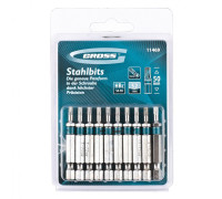 Набор бит Torx15 х 50, сталь S2, 10 шт. Gross