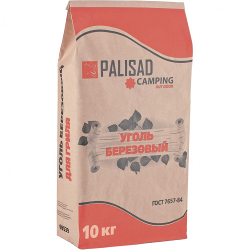 Уголь березовый, 10 кг, Россия Camping Palisad