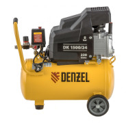 Компрессор воздушный DK1500/24, Х-PRO 1,5 кВт, 230 л/мин, 24 л Denzel