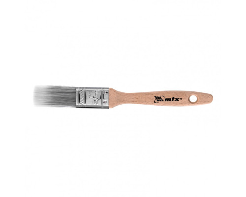 Кисть плоская Platinum 1", искусственная щетина, деревянная ручка MTX