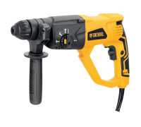 Перфоратор электрический RH-1050-26, SDS-plus, 1050 Вт, 3.2 Дж, 3 плюс 1 режим Denzel