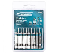 Набор бит Torx6 х 50, сталь S2, 10 шт. Gross
