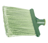 Метла полипропиленовая, 270 x 260 мм, плоская распушенная, без черенка, Россия Сибртеx