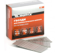 Гвозди для пневматического нейлера 16GA, сечение 1,6 х 1,4, длина 32 мм, 2500 шт Matrix
