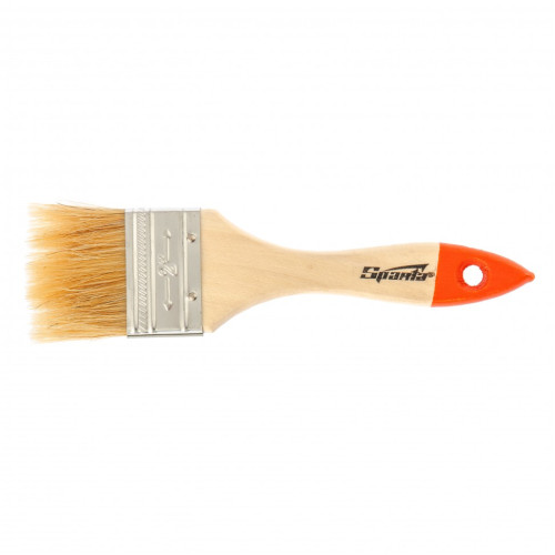 Кисть плоская Slimline 2" (50 мм), натуральная щетина, деревянная ручка Sparta