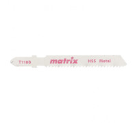 Полотна для электролобзика  по металлу, 3 шт,T118B, 50 x 2 мм, HSS Matrix