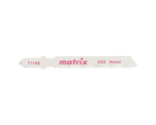 Полотна для электролобзика  по металлу, 3 шт,T118B, 50 x 2 мм, HSS Matrix