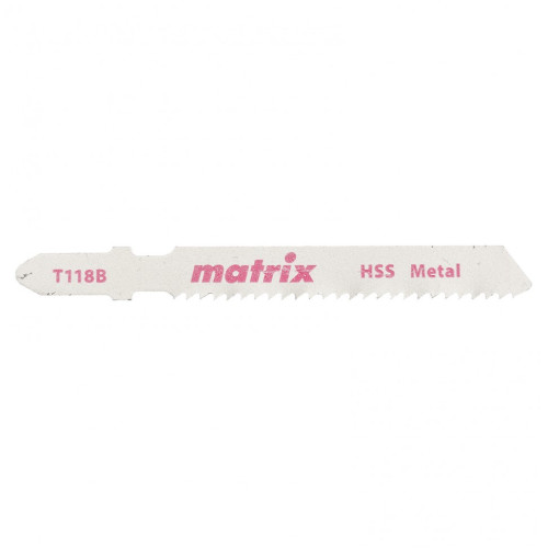 Полотна для электролобзика  по металлу, 3 шт,T118B, 50 x 2 мм, HSS Matrix