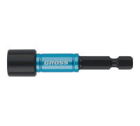 Бита с торцевой головкой, магнит. Nut-Driver, 10 мм, S2 Gross