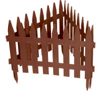 Забор декоративный "Рейка", 28х300 см, терракот, Россия Palisad