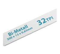 Полотна для ножовки по металлу, 300 мм, 32 TPI, BiM, 2 шт Gross