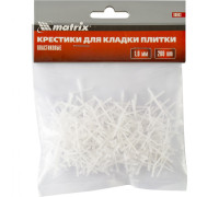 Крестики, 1,0 мм, для кладки плитки, 200 шт Matrix
