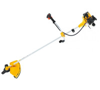 Триммер бензиновый GT-430, состоит из 2 частей, 1,3 кВт, 42,7 куб.см, в комплекте диск и катушка Denzel