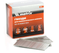 Гвозди для пневматического нейлера 16GA, сечение 1,6 х 1,4, длина 40 мм, 2500 шт Matrix