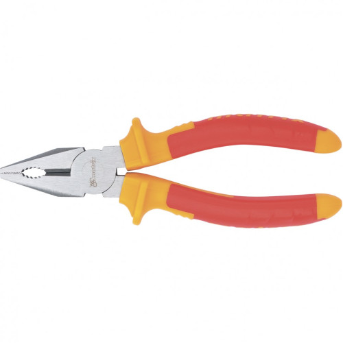 Плоскогубцы комбинированные, Insulated, 160 мм, двухкомпонентные рукоятки Matrix Professional