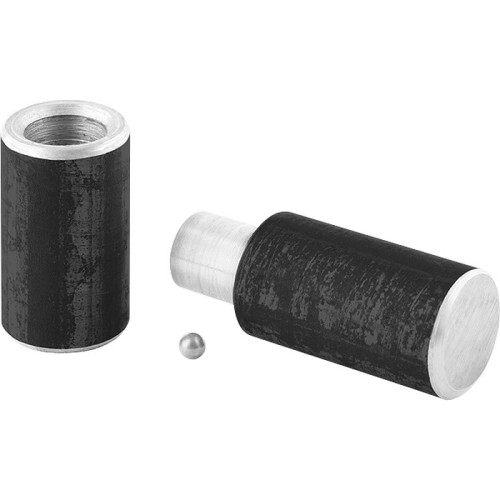 Петля гаражная с шаром, D 50 x 180 мм, 2 шт., Россия Сибртех