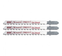 Полотна для электролобзика по дереву, 3 шт, T101BF, 75 x 2,5 мм, Bimetal Matrix Professional