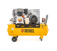 Компрессор DR4000/100, масляный ременный, 10 бар, производительность 690 л/м, мощность 4 кВт Denzel