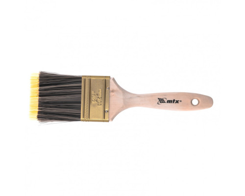 Кисть плоская Golden 2.5", искусственная щетина, деревянная ручка Mtx